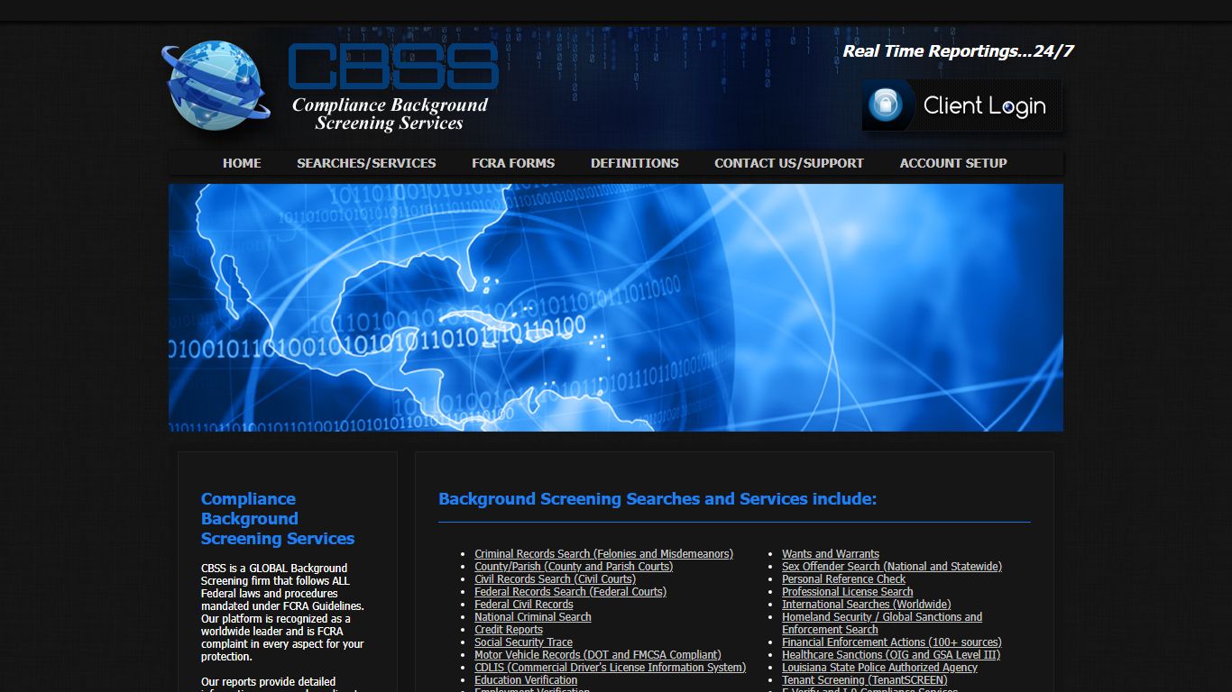 CBSS - Compliance Background Screening Services