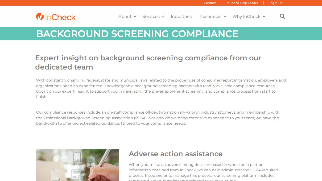 Background Screening Compliance | State-Specific Guidance | PBSA